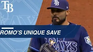 Sergio Romo plays third, earns the save
