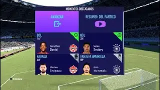 Canad&aacute; Vs Alemania.  Final WorldCup FIFA 21. 😎