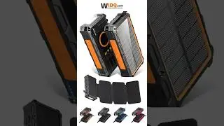 🔋 Never Run Out of Power Again | 20000mAh Solar Hand-Crank Emergency Power Bank ⚡
