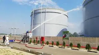 Fire fighting water monitor high volume Long Range Monitor | Manual Fuel Tank Protection.