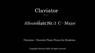 Claviator - Albumblatt Nr. 1 C - Major (Level 2)