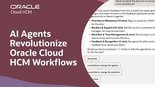 Reimagine How Work Is Done with Agentic AI in Oracle Fusion Cloud HCM