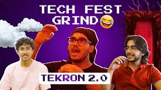 Tekron in the Making 🚀 Tech Fest Prep, ft. Unfiltered Student 😂 @NSTADYPU