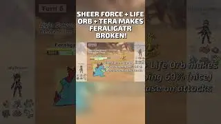 Sheer Force Life Orb Feraligatr DESTROYS Pokemon Showdown Player!