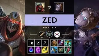 Zed Mid vs Orianna: Legendary - KR Challenger Patch 14.24