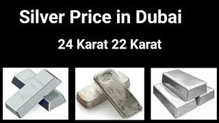 Today Silver price in UAE | What is Cost of Silver Jewellery in Dubai | Price of Silver in Dubai
