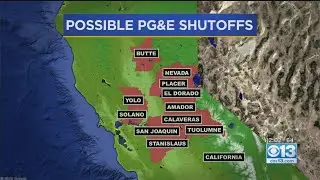 PG&E Warns It Could Shut Off Power To Parts Of Nearly 30 Counties Come Wednesday