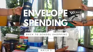 Cash Envelope Spending| Back to School Shopping | Haul | How Much We Spent!