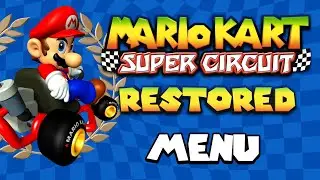 Menu - Mario Kart: Super Circuit (Restored)