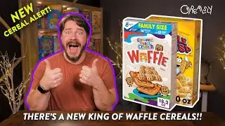 Cinnamon Toast Crunch Waffle Cereal Review: It's AWESOME!! #cereal #cinnamontoastcrunch #waffle