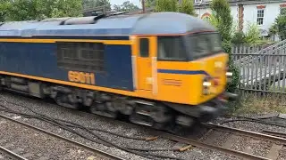 Class 69 + 66 | 69011 + 66792 &lsquo;Collaboration&rsquo; | GBRf + Colas Rail Freight