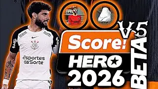 BETA SCORE HERO 2026 V5 COM DINHEIRO INFINITO DIRETO CHUTEIRAS FACES COM TATUAGENS MOD 