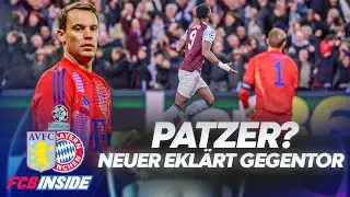 Patzer? So erkl&auml;rt Bayern-Torwart Neuer den Gegentreffer bei Aston Villa