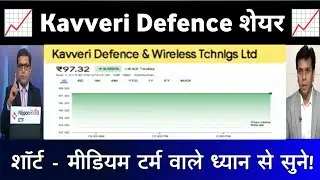 Kavveri Defence Share Latest News | Kavveri Defence & Wireless Technologies Ltd share analysis