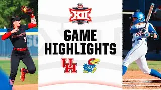 Houston vs. Kansas | 2024 Phillips 66 Big 12 Softball Championship Highlights | May 8, 2024