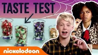 JoJo Siwa, Carson Lueders, Riele Downs & More Do the Candy Corn Taste Test! 😋 | Nick