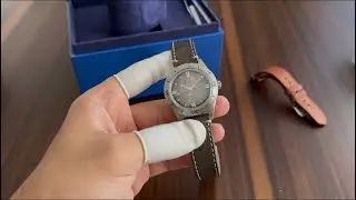 Наручные часы Squale Super-Squale из кожи Sunray Grey / Дополнительный коричневый ремешок, артику...