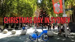Christmas Day 2025 in Sydney CBD 🇦🇺🎄 | Festive City Walk, Decorations & Holiday Vibes