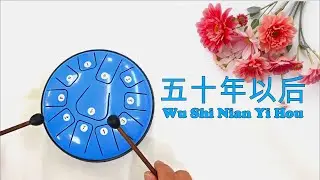 Wu Shi Nian Yi Hou (五十年以后) - Hai Lai A Mu (海来阿木) - 11 note steel tongue drum cover with tabs