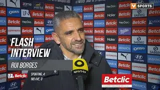 I Liga (#16) | Sporting 4-0 Rio Ave: Flash Interview Rui Borges