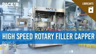 PACK'R REVO-S : High speed filler capper for lubricants (explosion proof design)