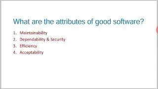 2. Ch-1 L-1 Attributes of Good Software-2