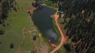 *Relax* Nature* DJI Mini 2 Drone Footage of REAL Colorado Forrest / Lake in 4k. Droning. Beautiful