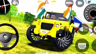 Modified Mahindra Thar🚘 Games:Indian Yellow Thar  (Gadi Wala Games) Car Game Android Game - #2025