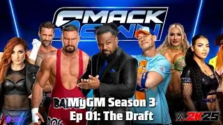 Let's Play with TBY Sherl: WWE 2k25 MyGM Mode Season 3 Episode 1: New Smackdown Lineup!