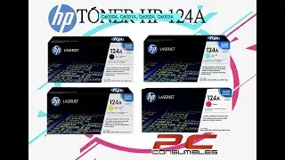 ▷Cartucho Original de T&oacute;ner HP 124A Laserjet Q6000A, Q6001A, Q6002A, Q6003A
