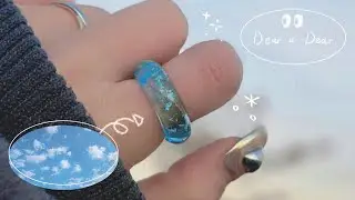 ☁️구름 반지 만들기☁️ : Making a Cloud Ring with Resin