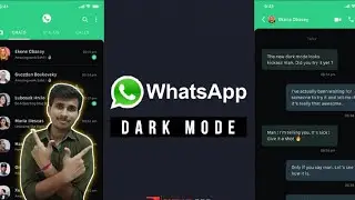 how to enable whatsapp dark mode in android  | Watsapp Dark Theme |  | GajuYT
