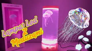 Lampa Led z Meduzami West & Arrow  🩷 JellyFish Multicolor Led Lamp 🩵🧡🩶💙💚💜💙💛🤍