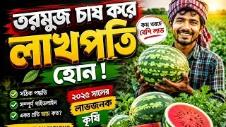তরমুজ চাষ করে লাখপতি হোন | Watermelon Farming in Bangladesh | 2025 Profitable Agriculture