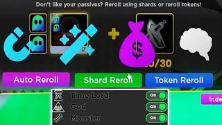 DEIXEI O AUTO REROLL EM APENAS PASSIVAS SECRETAS NO DIVINO LIMITADO E... ANIME FIGHTERS (ROBLOX)