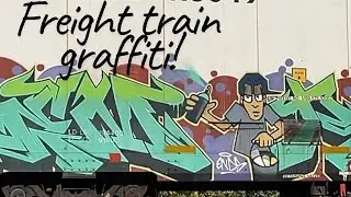 On the Bench: Watching Freight Graffiti #108
