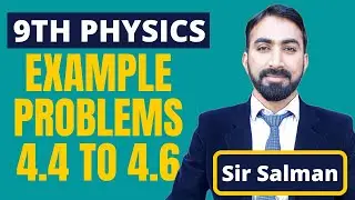 9th Class | Physics | Chapter 4 | Turning Effect of Forces | Example Problems 4.4 to 4.6 | Lec.14.