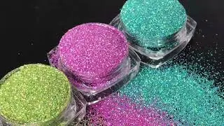 Loose Mixed Holographic Bulk Glitter Polyester Chunky Epoxy Resin Tumbler Glitter