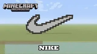 Minecraft: New and Improved Pixel Art Tutorial and Showcase: Nike Swoosh Logo (Version 2.0)