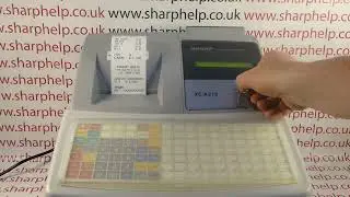 How To Change The Way Till Calculates Business Tax Vat Sharp XE-A213 / XE-A302 Programming Tutorial