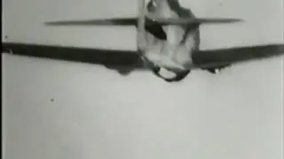 Bf 109 unloads into a RAF Tomahawk IIA (P-40B) at point blank range in the skies over North Africa -