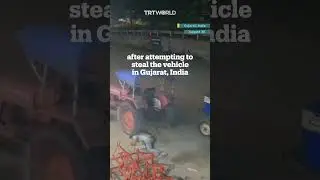 Tractor rolls over thief in robbing attempt