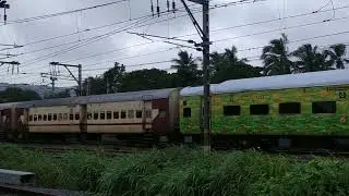TKD WAG-9 With 03180 Mumbai LTT - Sealdah Special Towards KYN