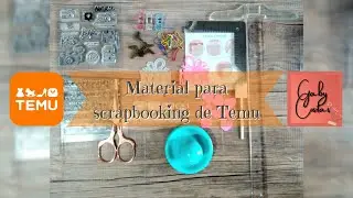 #temu Productos de scrapbooking. Primeras impresiones y revisión   ***GabyCositas***