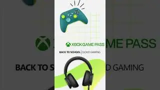 Play Xbox ANYWHERE via cloud gaming in your down time with Game Pass Ultimate #backtoschool #shorts