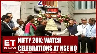 Nifty Hits 20,000 Milestone; Watch The Celebrations At NSE HQ | Stock News | ET Now