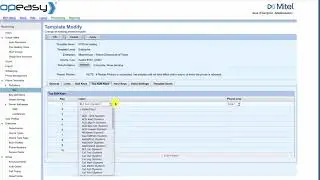 Mitel OpEasy v. 10: How to Add a BLF Softkey