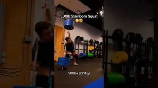500LB STEINBORN SQUAT!!? 💀🤯