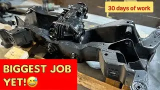 DSM REAR SUBFRAME FINAL ASSEMBLY AND INSTALL-CV AXLE BOOT REPLACEMENT- UNDERCOATING AND…..