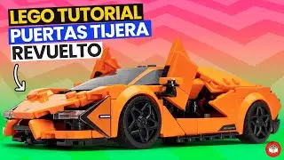 😎 La Forma m&aacute;s FACIL de poner PUERTAS al LEGO Lamborghini REVUELTO 77238 🔺